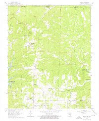 Midway Arkansas Historical topographic map, 1:24000 scale, 7.5 X 7.5 Minute, Year 1966