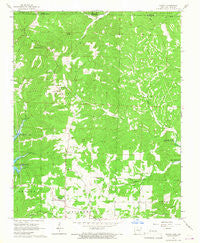 Midway Arkansas Historical topographic map, 1:24000 scale, 7.5 X 7.5 Minute, Year 1966