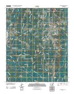 Millerville Arkansas Historical topographic map, 1:24000 scale, 7.5 X 7.5 Minute, Year 2011