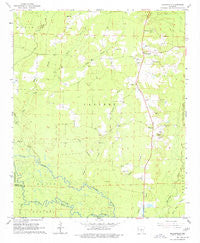 Millerville Arkansas Historical topographic map, 1:24000 scale, 7.5 X 7.5 Minute, Year 1964
