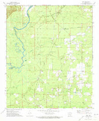 Milo Arkansas Historical topographic map, 1:24000 scale, 7.5 X 7.5 Minute, Year 1971