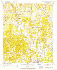 Mineral Springs North Arkansas Historical topographic map, 1:24000 scale, 7.5 X 7.5 Minute, Year 1951