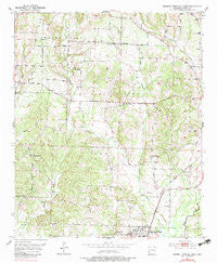 Mineral Springs North Arkansas Historical topographic map, 1:24000 scale, 7.5 X 7.5 Minute, Year 1951
