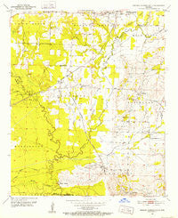 Mineral Springs South Arkansas Historical topographic map, 1:24000 scale, 7.5 X 7.5 Minute, Year 1951