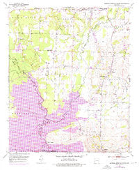 Mineral Springs South Arkansas Historical topographic map, 1:24000 scale, 7.5 X 7.5 Minute, Year 1951
