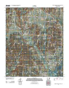 Mineral Springs North Arkansas Historical topographic map, 1:24000 scale, 7.5 X 7.5 Minute, Year 2011