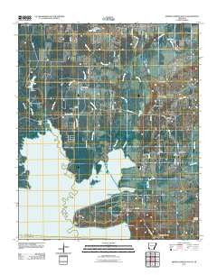 Mineral Springs South Arkansas Historical topographic map, 1:24000 scale, 7.5 X 7.5 Minute, Year 2011