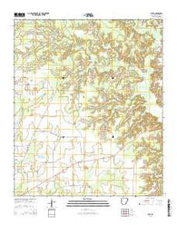 Mist Arkansas Current topographic map, 1:24000 scale, 7.5 X 7.5 Minute, Year 2014