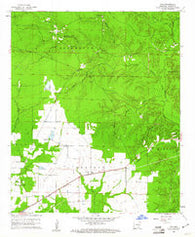 Mist Arkansas Historical topographic map, 1:24000 scale, 7.5 X 7.5 Minute, Year 1960