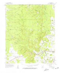 Mist Arkansas Historical topographic map, 1:62500 scale, 15 X 15 Minute, Year 1960