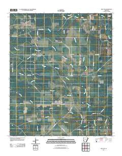 Mist NW Arkansas Historical topographic map, 1:24000 scale, 7.5 X 7.5 Minute, Year 2011