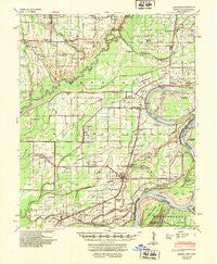Modoc Arkansas Historical topographic map, 1:62500 scale, 15 X 15 Minute, Year 1948