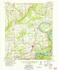 Modoc Arkansas Historical topographic map, 1:62500 scale, 15 X 15 Minute, Year 1964