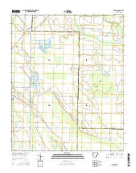 Monroe Arkansas Current topographic map, 1:24000 scale, 7.5 X 7.5 Minute, Year 2014
