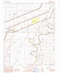 Monterey Arkansas Historical topographic map, 1:24000 scale, 7.5 X 7.5 Minute, Year 1984