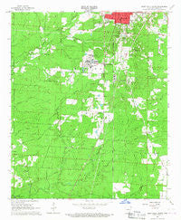 Monticello South Arkansas Historical topographic map, 1:24000 scale, 7.5 X 7.5 Minute, Year 1966