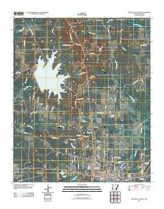 Monticello North Arkansas Historical topographic map, 1:24000 scale, 7.5 X 7.5 Minute, Year 2011