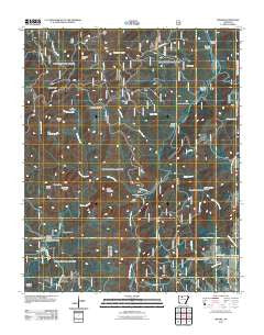Moore Arkansas Historical topographic map, 1:24000 scale, 7.5 X 7.5 Minute, Year 2011
