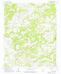 Morganton Arkansas Historical topographic map, 1:24000 scale, 7.5 X 7.5 Minute, Year 1961