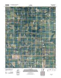 Moro Arkansas Historical topographic map, 1:24000 scale, 7.5 X 7.5 Minute, Year 2011