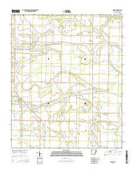 Moro Arkansas Current topographic map, 1:24000 scale, 7.5 X 7.5 Minute, Year 2014