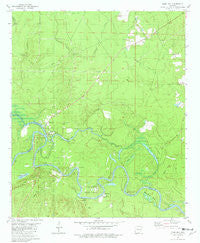 Moro Bay Arkansas Historical topographic map, 1:24000 scale, 7.5 X 7.5 Minute, Year 1981