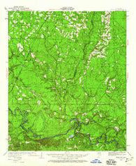 Moro Bay Arkansas Historical topographic map, 1:62500 scale, 15 X 15 Minute, Year 1934