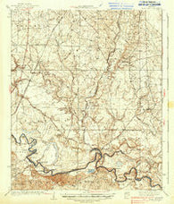 Moro Bay Arkansas Historical topographic map, 1:62500 scale, 15 X 15 Minute, Year 1938