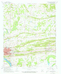 Morrilton East Arkansas Historical topographic map, 1:24000 scale, 7.5 X 7.5 Minute, Year 1961