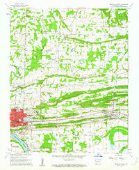 Morrilton East Arkansas Historical topographic map, 1:24000 scale, 7.5 X 7.5 Minute, Year 1961