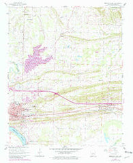 Morrilton East Arkansas Historical topographic map, 1:24000 scale, 7.5 X 7.5 Minute, Year 1961