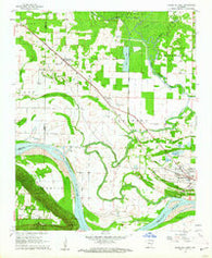 Morrilton West Arkansas Historical topographic map, 1:24000 scale, 7.5 X 7.5 Minute, Year 1961