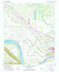 Morrilton West Arkansas Historical topographic map, 1:24000 scale, 7.5 X 7.5 Minute, Year 1961