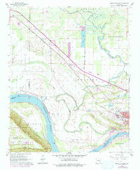 Morrilton West Arkansas Historical topographic map, 1:24000 scale, 7.5 X 7.5 Minute, Year 1961
