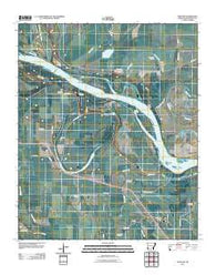 Moscow Arkansas Historical topographic map, 1:24000 scale, 7.5 X 7.5 Minute, Year 2011