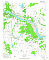 Moscow Arkansas Historical topographic map, 1:24000 scale, 7.5 X 7.5 Minute, Year 1964