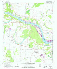 Moscow Arkansas Historical topographic map, 1:24000 scale, 7.5 X 7.5 Minute, Year 1964