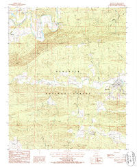 Mount Ida Arkansas Historical topographic map, 1:24000 scale, 7.5 X 7.5 Minute, Year 1986