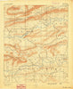 Mount Ida Arkansas Historical topographic map, 1:125000 scale, 30 X 30 Minute, Year 1890