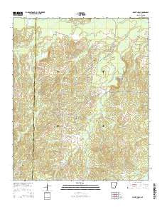 Mount Holly Arkansas Current topographic map, 1:24000 scale, 7.5 X 7.5 Minute, Year 2014