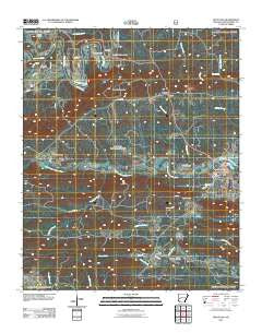 Mount Ida Arkansas Historical topographic map, 1:24000 scale, 7.5 X 7.5 Minute, Year 2011