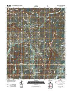 Mount Judea Arkansas Historical topographic map, 1:24000 scale, 7.5 X 7.5 Minute, Year 2011