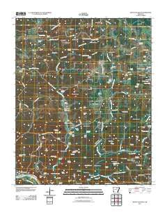Mount Pleasant Arkansas Historical topographic map, 1:24000 scale, 7.5 X 7.5 Minute, Year 2011