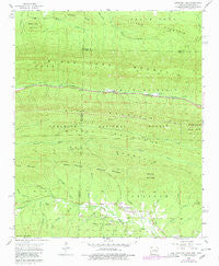 Mountain Fork Arkansas Historical topographic map, 1:24000 scale, 7.5 X 7.5 Minute, Year 1958