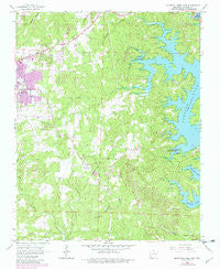 Mountain Home East Arkansas Historical topographic map, 1:24000 scale, 7.5 X 7.5 Minute, Year 1966