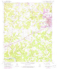 Mountain Home West Arkansas Historical topographic map, 1:24000 scale, 7.5 X 7.5 Minute, Year 1966