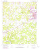 Mountain Home West Arkansas Historical topographic map, 1:24000 scale, 7.5 X 7.5 Minute, Year 1966