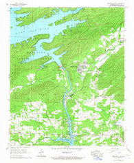 Mountain Pine Arkansas Historical topographic map, 1:24000 scale, 7.5 X 7.5 Minute, Year 1966