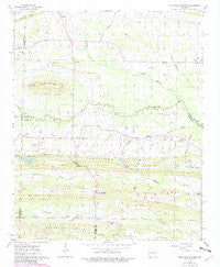 Mountain Springs Arkansas Historical topographic map, 1:24000 scale, 7.5 X 7.5 Minute, Year 1963