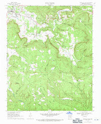 Mountain View Arkansas Historical topographic map, 1:24000 scale, 7.5 X 7.5 Minute, Year 1969